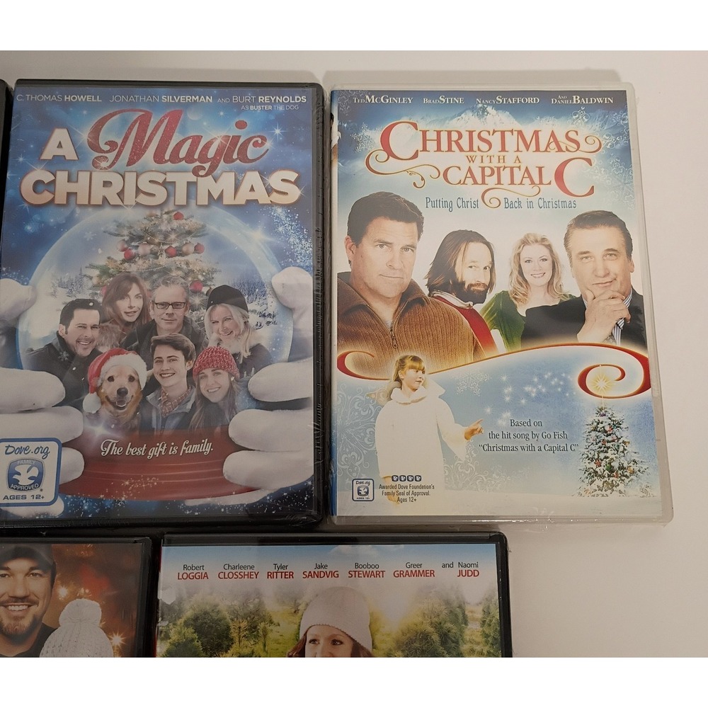 Lot of 5 Christmas DVDs Children's Kids Family Movies, NEW, Dove Pureflix More - Picture 7 of 9